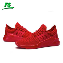 Nouveau style personnalisé mode sport chaussures de course mouche tricot hommes baskets